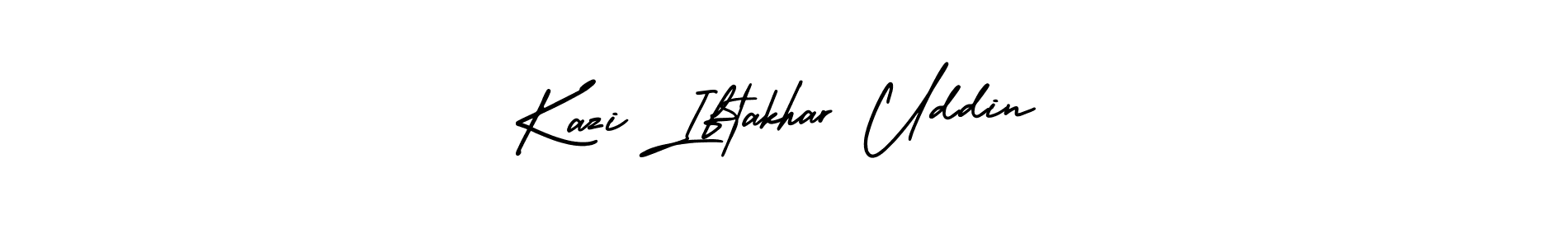 Design your own signature with our free online signature maker. With this signature software, you can create a handwritten (AmerikaSignatureDemo-Regular) signature for name Kazi Iftakhar Uddin. Kazi Iftakhar Uddin signature style 3 images and pictures png