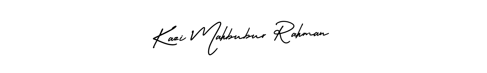 How to make Kazi Mahbubur Rahman signature? AmerikaSignatureDemo-Regular is a professional autograph style. Create handwritten signature for Kazi Mahbubur Rahman name. Kazi Mahbubur Rahman signature style 3 images and pictures png