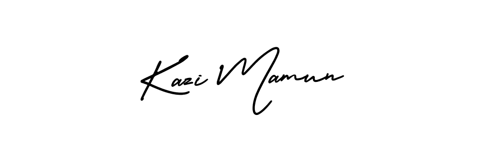 Check out images of Autograph of Kazi Mamun name. Actor Kazi Mamun Signature Style. AmerikaSignatureDemo-Regular is a professional sign style online. Kazi Mamun signature style 3 images and pictures png