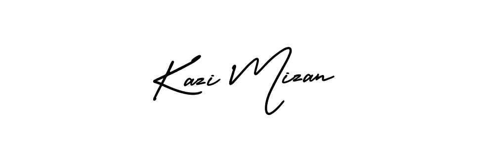 Make a short Kazi Mizan signature style. Manage your documents anywhere anytime using AmerikaSignatureDemo-Regular. Create and add eSignatures, submit forms, share and send files easily. Kazi Mizan signature style 3 images and pictures png