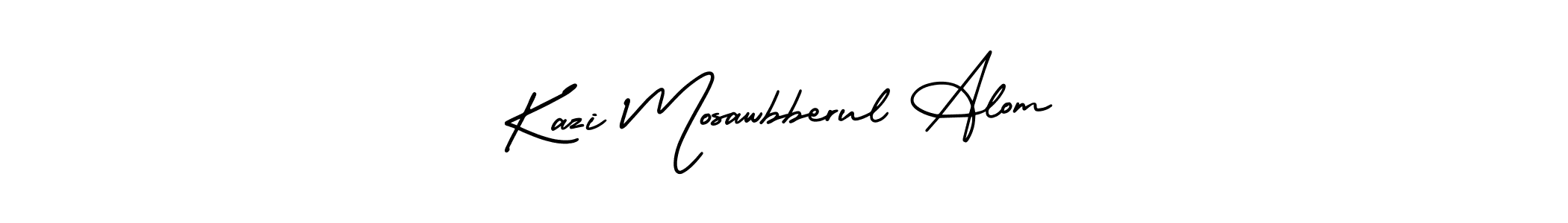 Best and Professional Signature Style for Kazi Mosawbberul Alom. AmerikaSignatureDemo-Regular Best Signature Style Collection. Kazi Mosawbberul Alom signature style 3 images and pictures png