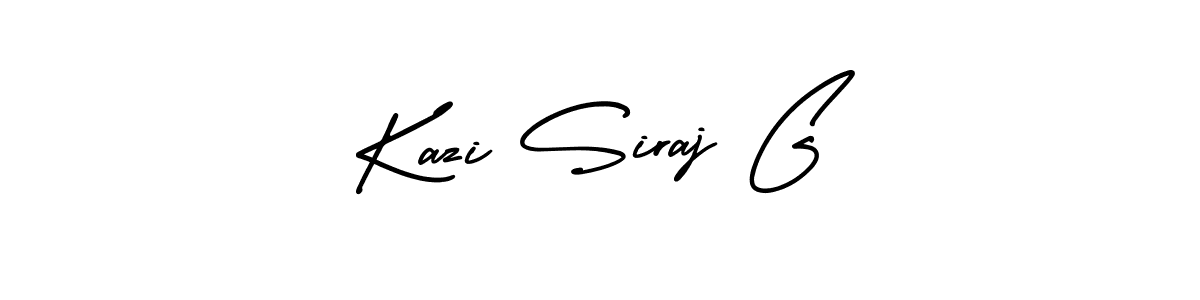 Make a beautiful signature design for name Kazi Siraj G. Use this online signature maker to create a handwritten signature for free. Kazi Siraj G signature style 3 images and pictures png