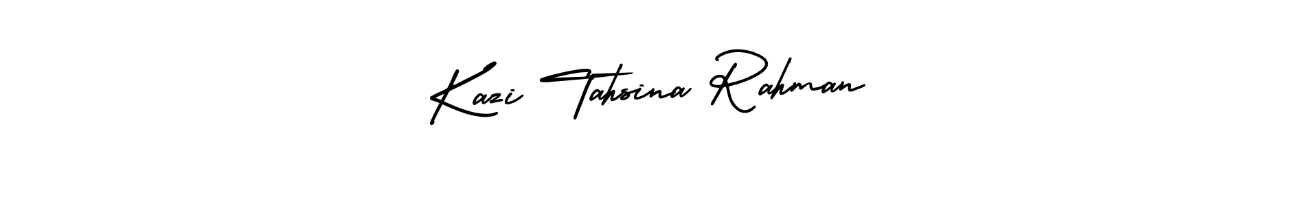 Design your own signature with our free online signature maker. With this signature software, you can create a handwritten (AmerikaSignatureDemo-Regular) signature for name Kazi Tahsina Rahman. Kazi Tahsina Rahman signature style 3 images and pictures png