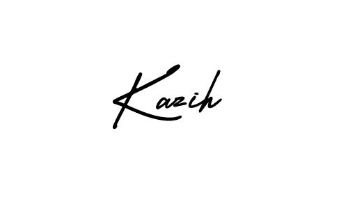 Also we have Kazih name is the best signature style. Create professional handwritten signature collection using AmerikaSignatureDemo-Regular autograph style. Kazih signature style 3 images and pictures png