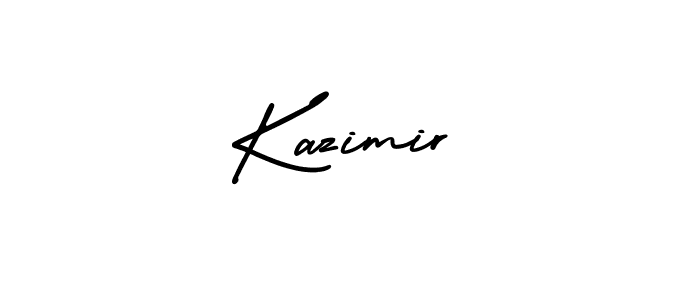 Create a beautiful signature design for name Kazimir. With this signature (AmerikaSignatureDemo-Regular) fonts, you can make a handwritten signature for free. Kazimir signature style 3 images and pictures png