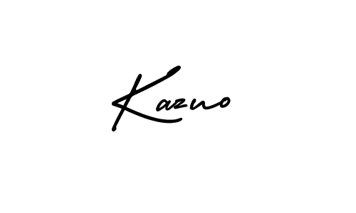 How to Draw Kazuo signature style? AmerikaSignatureDemo-Regular is a latest design signature styles for name Kazuo. Kazuo signature style 3 images and pictures png