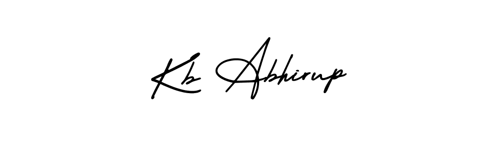 Create a beautiful signature design for name Kb Abhirup. With this signature (AmerikaSignatureDemo-Regular) fonts, you can make a handwritten signature for free. Kb Abhirup signature style 3 images and pictures png