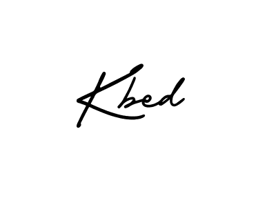 Use a signature maker to create a handwritten signature online. With this signature software, you can design (AmerikaSignatureDemo-Regular) your own signature for name Kbed. Kbed signature style 3 images and pictures png