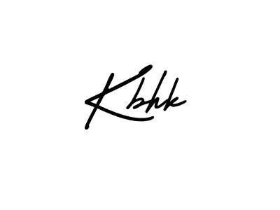 How to make Kbhk signature? AmerikaSignatureDemo-Regular is a professional autograph style. Create handwritten signature for Kbhk name. Kbhk signature style 3 images and pictures png