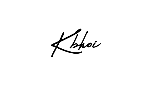 How to make Kbhoi name signature. Use AmerikaSignatureDemo-Regular style for creating short signs online. This is the latest handwritten sign. Kbhoi signature style 3 images and pictures png