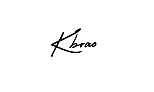 Design your own signature with our free online signature maker. With this signature software, you can create a handwritten (AmerikaSignatureDemo-Regular) signature for name Kbrao. Kbrao signature style 3 images and pictures png