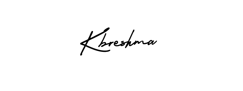 Make a beautiful signature design for name Kbreshma. Use this online signature maker to create a handwritten signature for free. Kbreshma signature style 3 images and pictures png