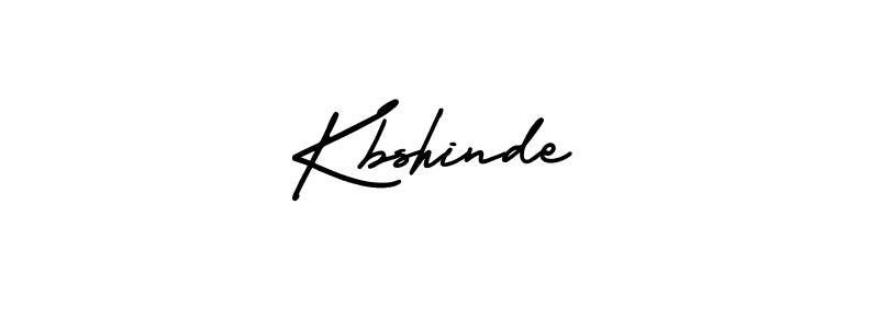 Kbshinde stylish signature style. Best Handwritten Sign (AmerikaSignatureDemo-Regular) for my name. Handwritten Signature Collection Ideas for my name Kbshinde. Kbshinde signature style 3 images and pictures png