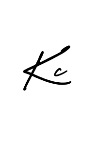 You should practise on your own different ways (AmerikaSignatureDemo-Regular) to write your name (Kc) in signature. don't let someone else do it for you. Kc signature style 3 images and pictures png