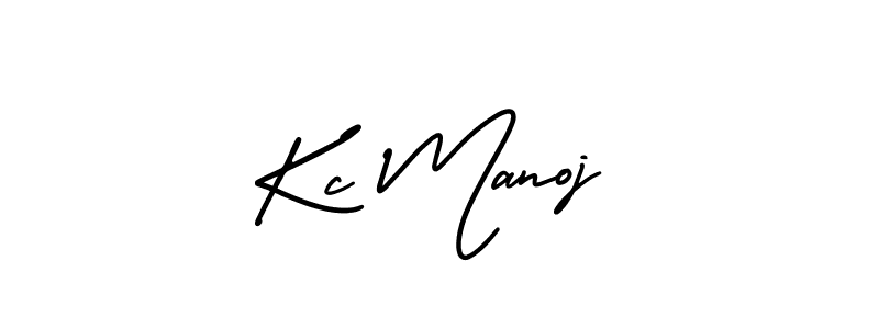 Best and Professional Signature Style for Kc Manoj. AmerikaSignatureDemo-Regular Best Signature Style Collection. Kc Manoj signature style 3 images and pictures png