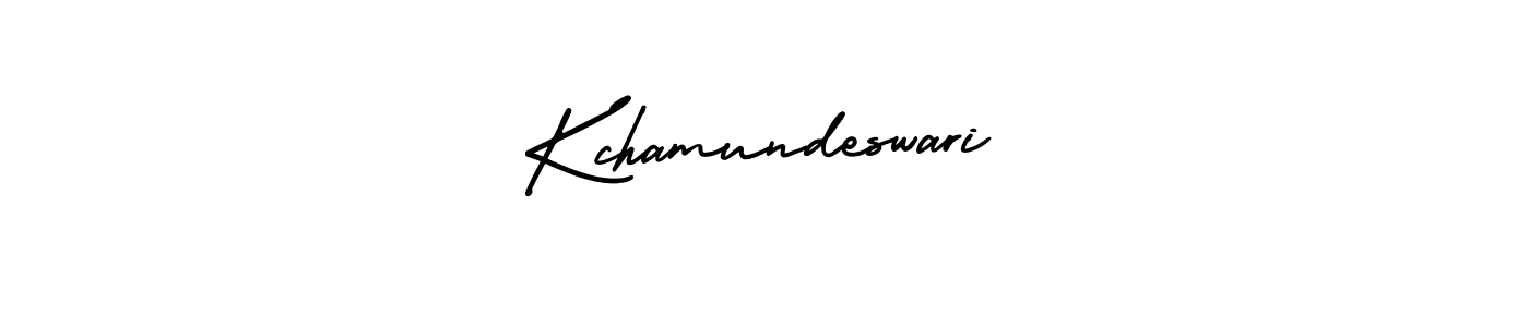 Design your own signature with our free online signature maker. With this signature software, you can create a handwritten (AmerikaSignatureDemo-Regular) signature for name Kchamundeswari. Kchamundeswari signature style 3 images and pictures png