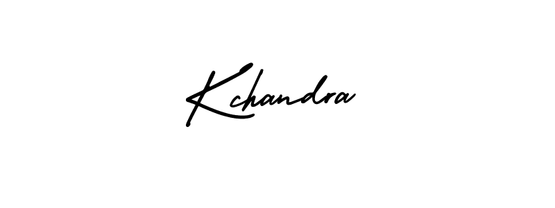 Create a beautiful signature design for name Kchandra. With this signature (AmerikaSignatureDemo-Regular) fonts, you can make a handwritten signature for free. Kchandra signature style 3 images and pictures png