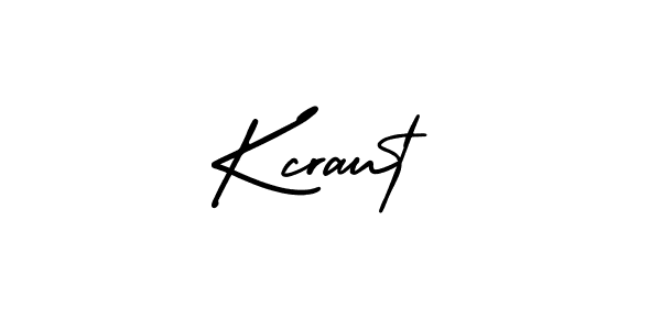 Create a beautiful signature design for name Kcraut. With this signature (AmerikaSignatureDemo-Regular) fonts, you can make a handwritten signature for free. Kcraut signature style 3 images and pictures png
