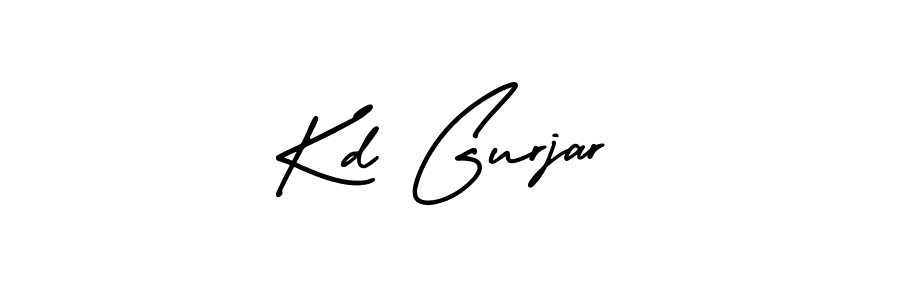 Create a beautiful signature design for name Kd Gurjar. With this signature (AmerikaSignatureDemo-Regular) fonts, you can make a handwritten signature for free. Kd Gurjar signature style 3 images and pictures png