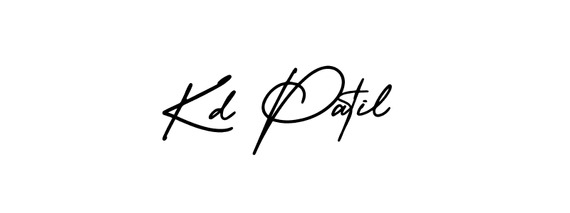 Design your own signature with our free online signature maker. With this signature software, you can create a handwritten (AmerikaSignatureDemo-Regular) signature for name Kd Patil. Kd Patil signature style 3 images and pictures png