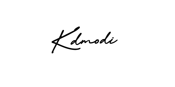 How to make Kdmodi name signature. Use AmerikaSignatureDemo-Regular style for creating short signs online. This is the latest handwritten sign. Kdmodi signature style 3 images and pictures png