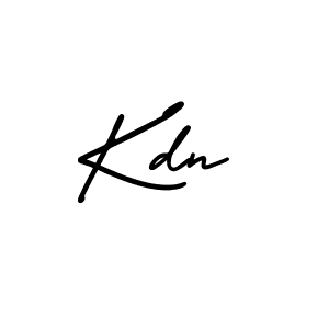 Make a beautiful signature design for name Kdn. Use this online signature maker to create a handwritten signature for free. Kdn signature style 3 images and pictures png