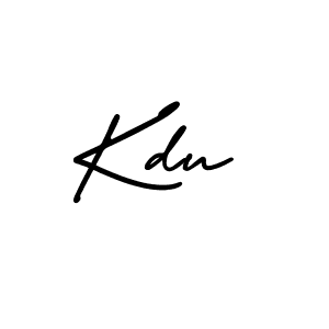 Create a beautiful signature design for name Kdu. With this signature (AmerikaSignatureDemo-Regular) fonts, you can make a handwritten signature for free. Kdu signature style 3 images and pictures png