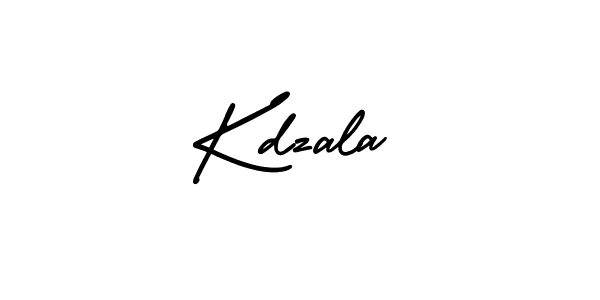 Design your own signature with our free online signature maker. With this signature software, you can create a handwritten (AmerikaSignatureDemo-Regular) signature for name Kdzala. Kdzala signature style 3 images and pictures png