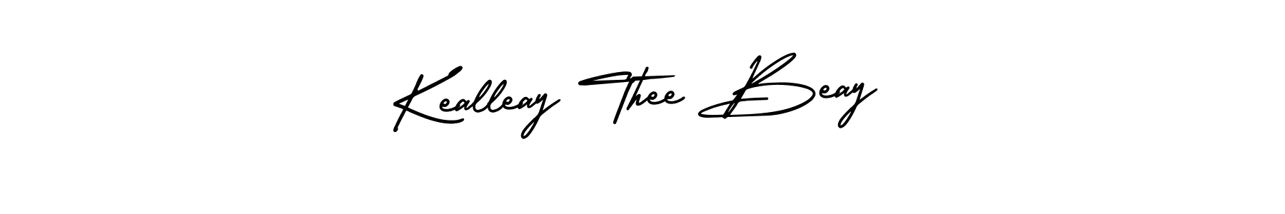 It looks lik you need a new signature style for name Kealleay Thee Beay. Design unique handwritten (AmerikaSignatureDemo-Regular) signature with our free signature maker in just a few clicks. Kealleay Thee Beay signature style 3 images and pictures png