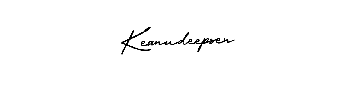 AmerikaSignatureDemo-Regular is a professional signature style that is perfect for those who want to add a touch of class to their signature. It is also a great choice for those who want to make their signature more unique. Get Keanudeepsen name to fancy signature for free. Keanudeepsen signature style 3 images and pictures png