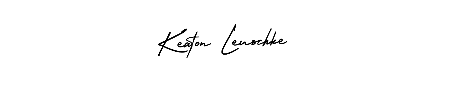 Create a beautiful signature design for name Keaton Leuschke. With this signature (AmerikaSignatureDemo-Regular) fonts, you can make a handwritten signature for free. Keaton Leuschke signature style 3 images and pictures png
