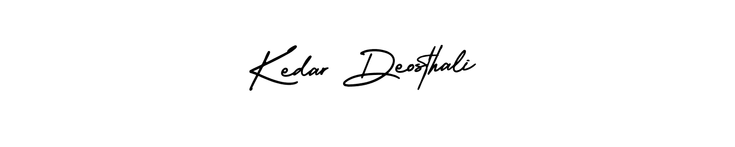 Design your own signature with our free online signature maker. With this signature software, you can create a handwritten (AmerikaSignatureDemo-Regular) signature for name Kedar Deosthali. Kedar Deosthali signature style 3 images and pictures png