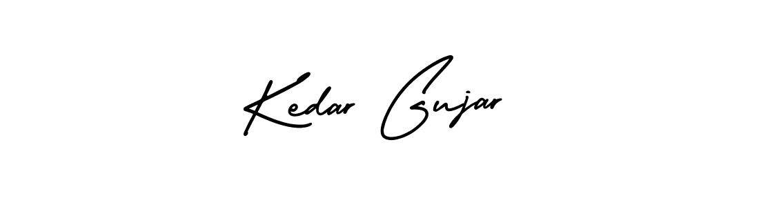 Design your own signature with our free online signature maker. With this signature software, you can create a handwritten (AmerikaSignatureDemo-Regular) signature for name Kedar Gujar. Kedar Gujar signature style 3 images and pictures png