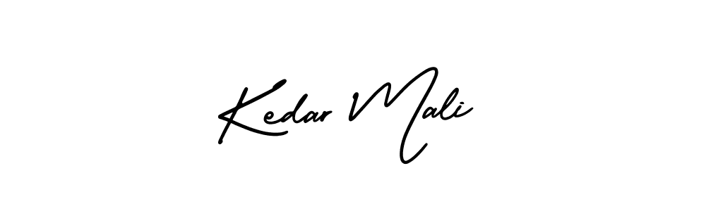 Kedar Mali stylish signature style. Best Handwritten Sign (AmerikaSignatureDemo-Regular) for my name. Handwritten Signature Collection Ideas for my name Kedar Mali. Kedar Mali signature style 3 images and pictures png