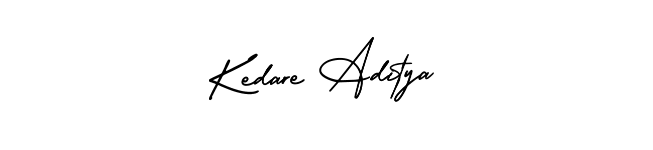 Kedare Aditya stylish signature style. Best Handwritten Sign (AmerikaSignatureDemo-Regular) for my name. Handwritten Signature Collection Ideas for my name Kedare Aditya. Kedare Aditya signature style 3 images and pictures png