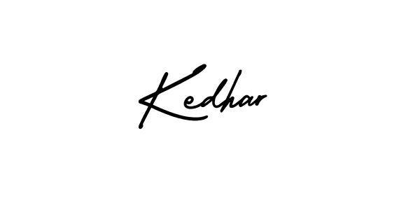Make a beautiful signature design for name Kedhar. With this signature (AmerikaSignatureDemo-Regular) style, you can create a handwritten signature for free. Kedhar signature style 3 images and pictures png