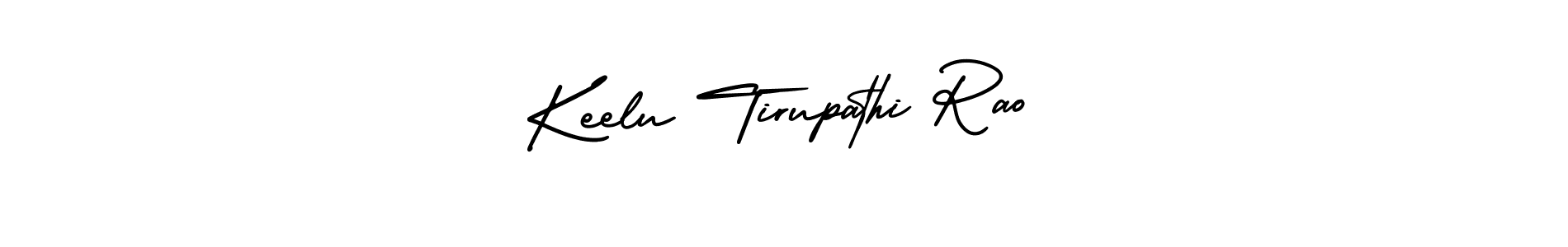 Make a beautiful signature design for name Keelu Tirupathi Rao. With this signature (AmerikaSignatureDemo-Regular) style, you can create a handwritten signature for free. Keelu Tirupathi Rao signature style 3 images and pictures png