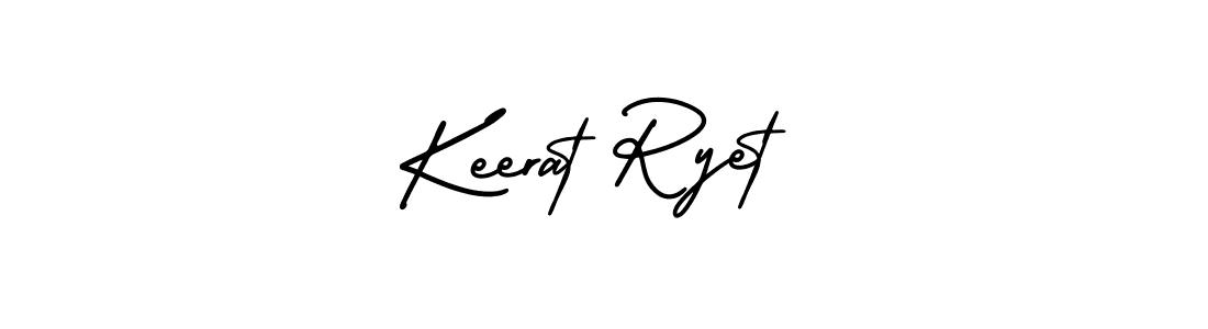 Use a signature maker to create a handwritten signature online. With this signature software, you can design (AmerikaSignatureDemo-Regular) your own signature for name Keerat Ryet. Keerat Ryet signature style 3 images and pictures png