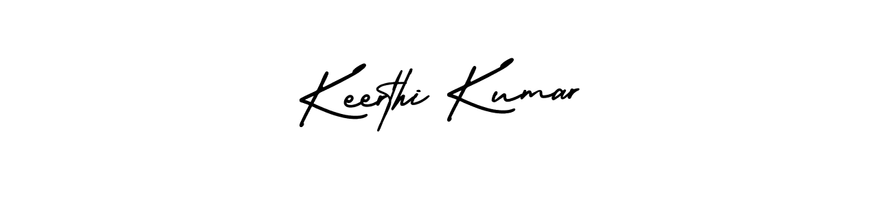 Design your own signature with our free online signature maker. With this signature software, you can create a handwritten (AmerikaSignatureDemo-Regular) signature for name Keerthi Kumar. Keerthi Kumar signature style 3 images and pictures png