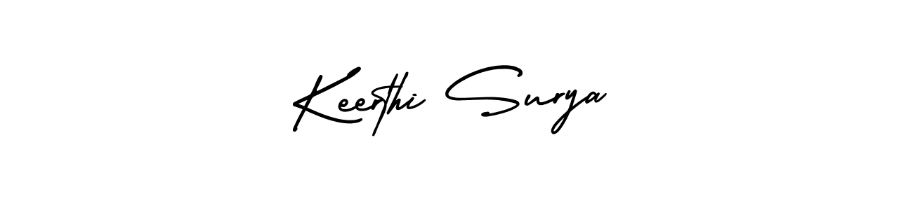 Also You can easily find your signature by using the search form. We will create Keerthi Surya name handwritten signature images for you free of cost using AmerikaSignatureDemo-Regular sign style. Keerthi Surya signature style 3 images and pictures png