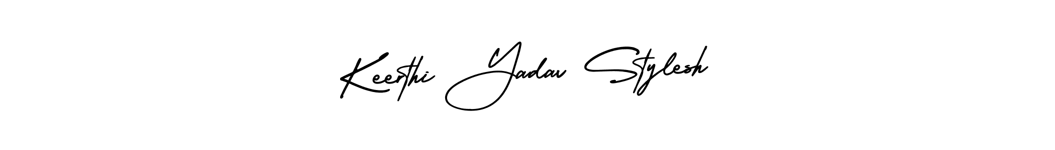 Create a beautiful signature design for name Keerthi Yadav Stylesh. With this signature (AmerikaSignatureDemo-Regular) fonts, you can make a handwritten signature for free. Keerthi Yadav Stylesh signature style 3 images and pictures png