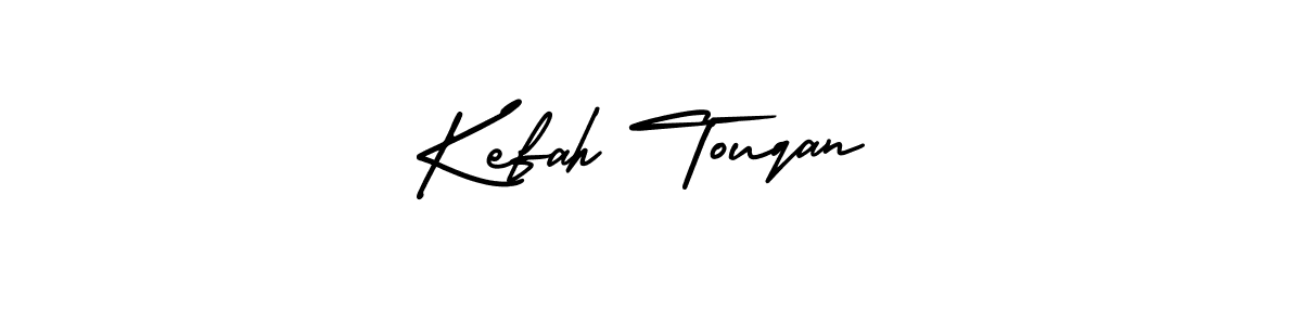 This is the best signature style for the Kefah Touqan name. Also you like these signature font (AmerikaSignatureDemo-Regular). Mix name signature. Kefah Touqan signature style 3 images and pictures png