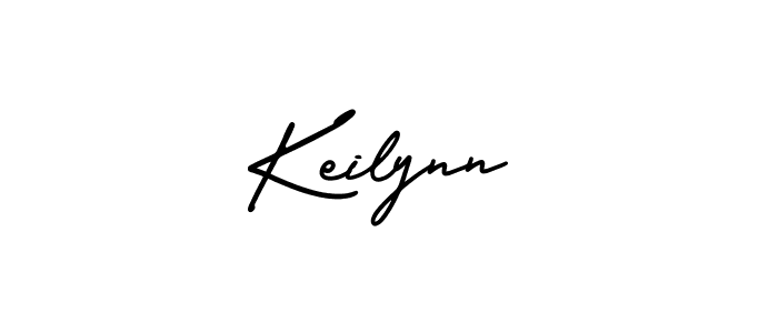 The best way (AmerikaSignatureDemo-Regular) to make a short signature is to pick only two or three words in your name. The name Keilynn include a total of six letters. For converting this name. Keilynn signature style 3 images and pictures png