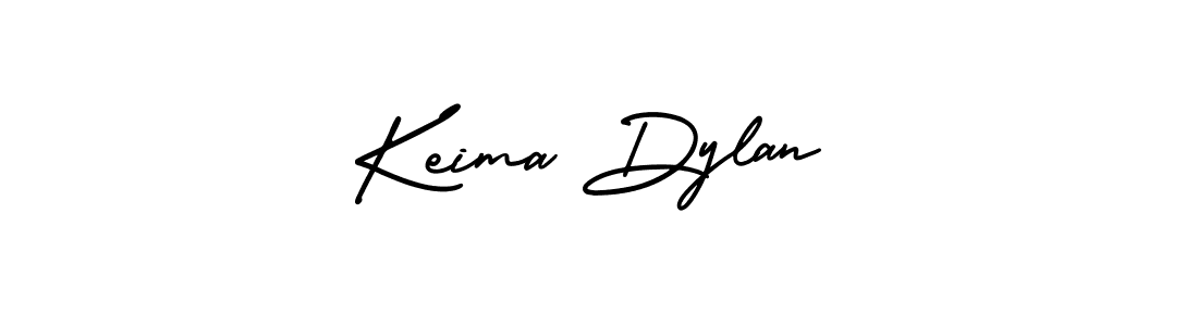 Design your own signature with our free online signature maker. With this signature software, you can create a handwritten (AmerikaSignatureDemo-Regular) signature for name Keima Dylan. Keima Dylan signature style 3 images and pictures png