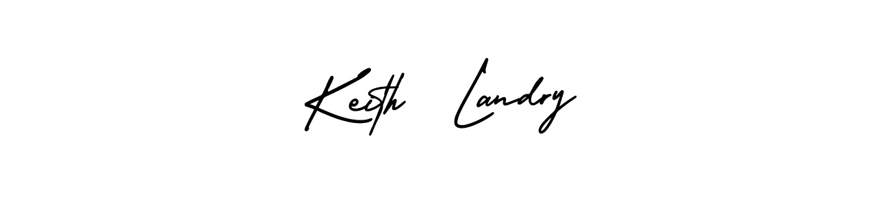 Design your own signature with our free online signature maker. With this signature software, you can create a handwritten (AmerikaSignatureDemo-Regular) signature for name Keith  Landry. Keith  Landry signature style 3 images and pictures png