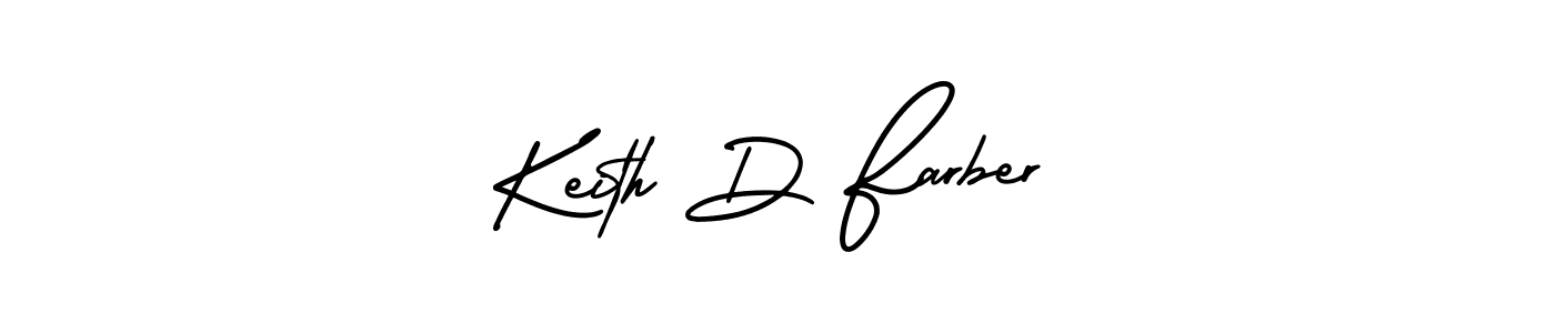 Make a beautiful signature design for name Keith D Farber. With this signature (AmerikaSignatureDemo-Regular) style, you can create a handwritten signature for free. Keith D Farber signature style 3 images and pictures png