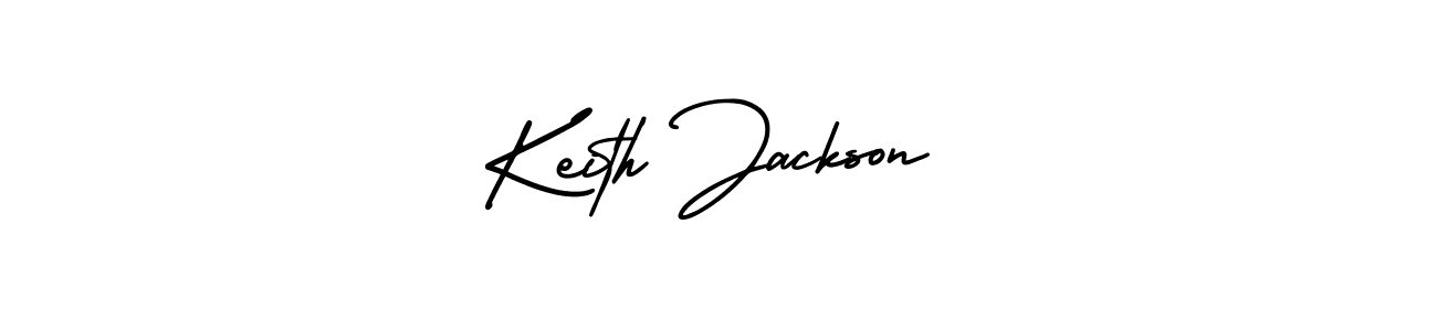 The best way (AmerikaSignatureDemo-Regular) to make a short signature is to pick only two or three words in your name. The name Keith Jackson include a total of six letters. For converting this name. Keith Jackson signature style 3 images and pictures png