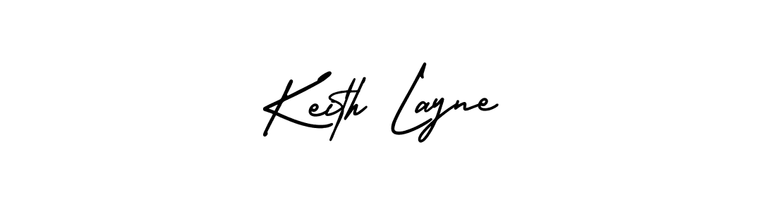 You should practise on your own different ways (AmerikaSignatureDemo-Regular) to write your name (Keith Layne) in signature. don't let someone else do it for you. Keith Layne signature style 3 images and pictures png