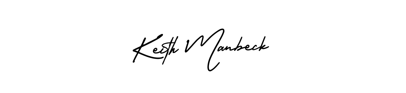 Make a beautiful signature design for name Keith Manbeck. With this signature (AmerikaSignatureDemo-Regular) style, you can create a handwritten signature for free. Keith Manbeck signature style 3 images and pictures png