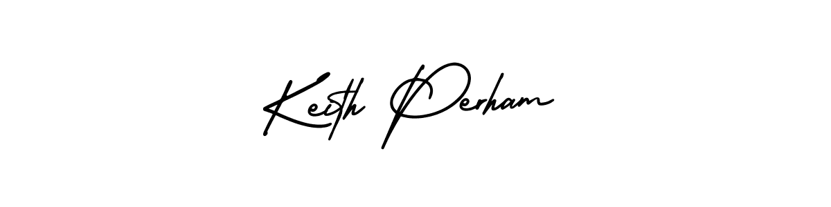 Keith Perham stylish signature style. Best Handwritten Sign (AmerikaSignatureDemo-Regular) for my name. Handwritten Signature Collection Ideas for my name Keith Perham. Keith Perham signature style 3 images and pictures png